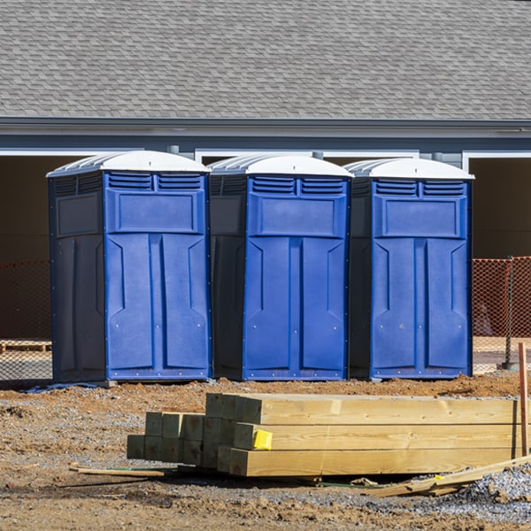 are there different sizes of portable toilets available for rent in Peninsula MI